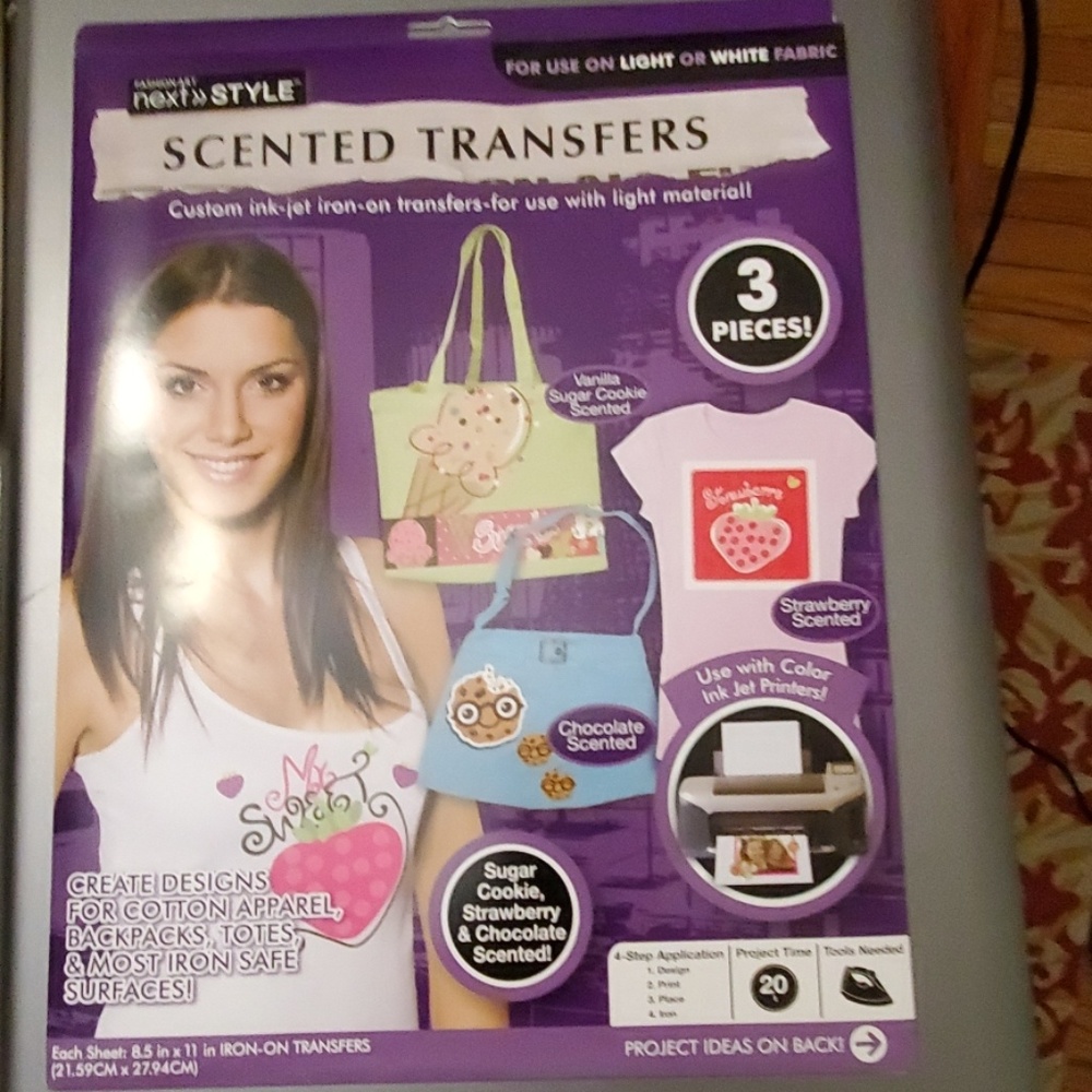 Costume scented transfers iron on anything you can